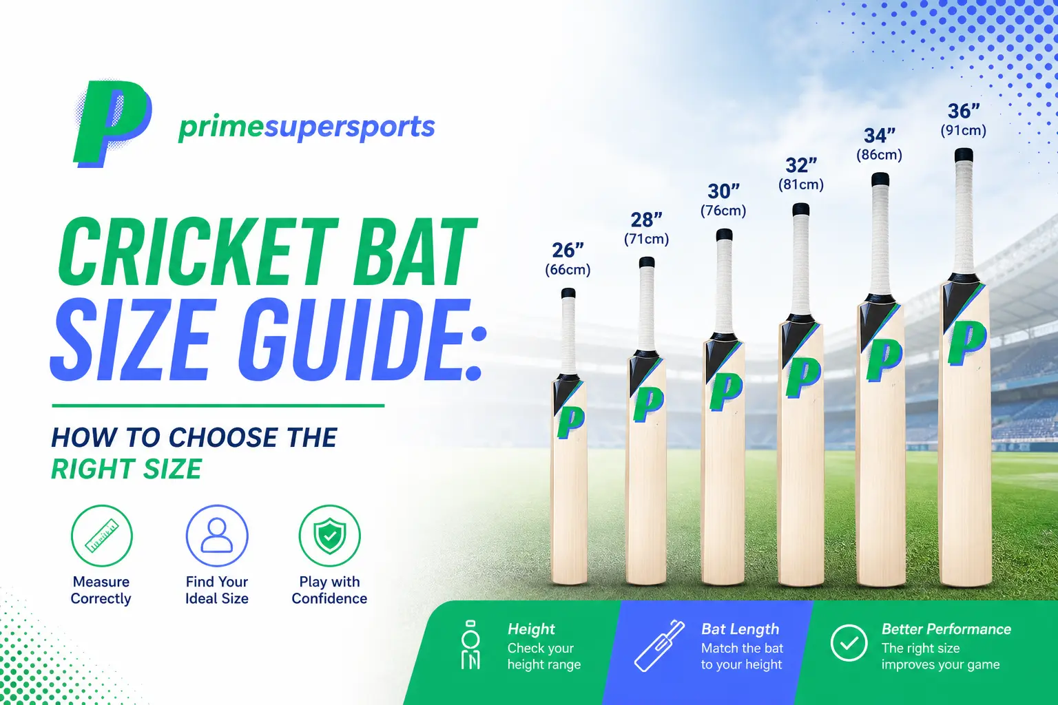 Cricket Bat Size Guide